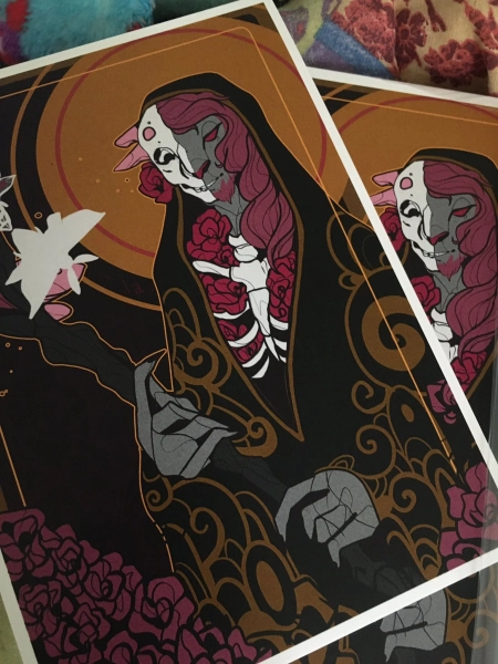 Caduceus Clay as Death Tarot Print