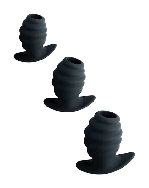 Hollow Ribbed Anal Training Kit