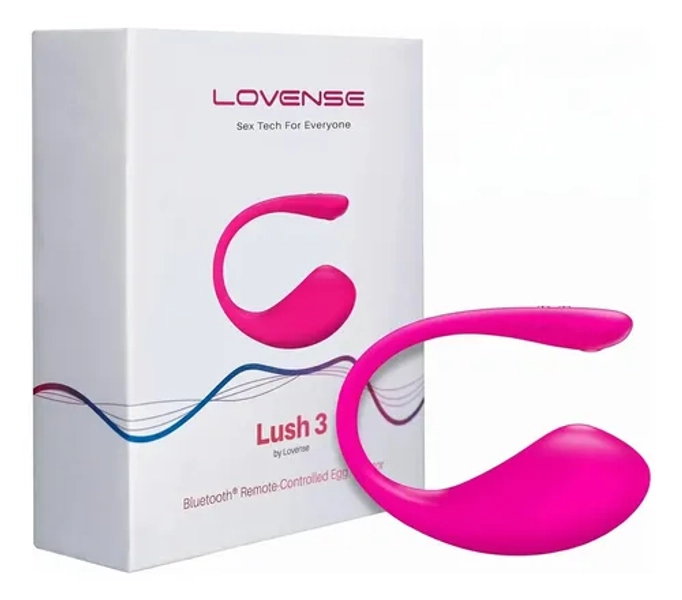Lush 3 Lovense Vibrador Ovo Estimulador De Ponto G Controle Por App Bluetooth À Distância, Modos De Vibração Ilimitados E Conexão Pc/streaming Ideal Para Casais E Uso Remoto De Longo Alcance G-Spot
