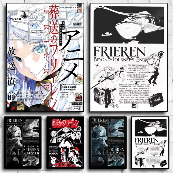 Anime F-Frieren: Beyond Journey's End Poster Trendige Wandkunst Ästhetische Raumdekoration Druck Wohnzimmer Schlafzimmer Heimdekoration - AliExpress 