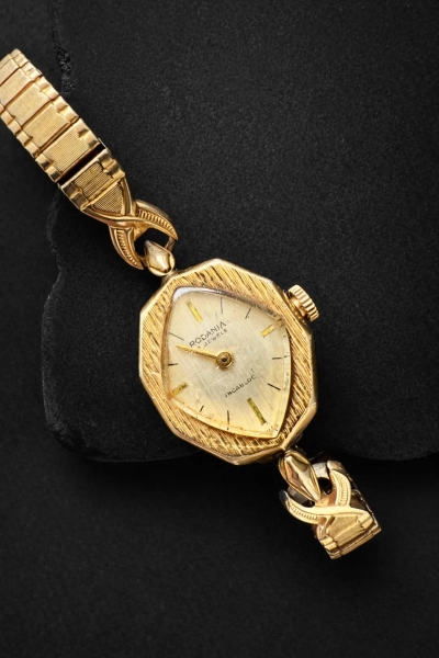 1950s Rodania Swiss Watch 10K