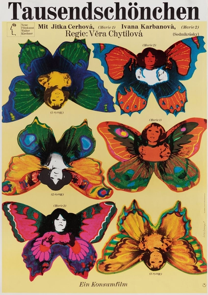 'Daisies' Original German Movie Poster 1969