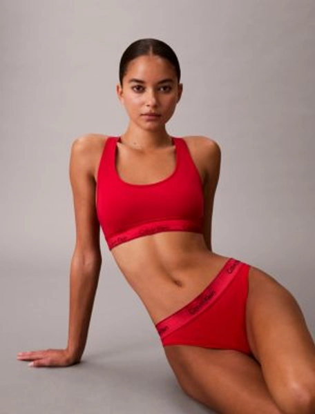 Icon Cotton Modal Metallic Unlined Bralette