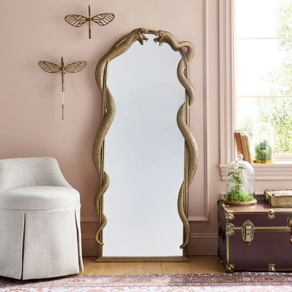 Serpent Floor Mirror