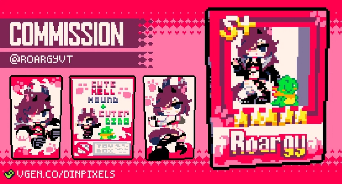 YCH Lowpoly Toy Box Animation by Din (@dinpixels)