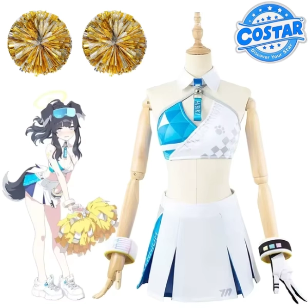 Anime Blue Archive Snekozuka Hibiki Cosplay Costume Cheerleading Suits Skirt Bracelets Outfits Costumes Accessories Customized - AliExpress 