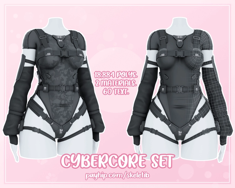 Cybercore Set [FIT, RP, E-GIRL & ANIME BASE]