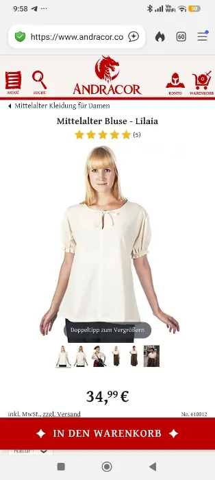 Natural Cotton Blouse 🌿