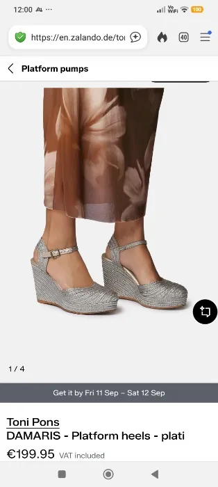 Toni Pons DAMARIS Platform Heels ✨