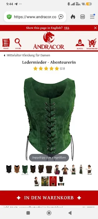 Leather Corset Vest