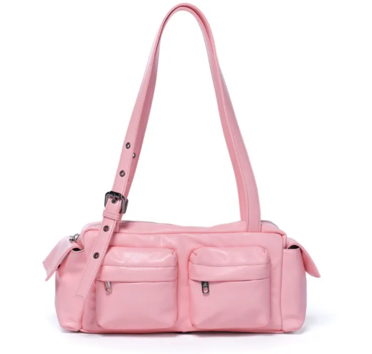 Samo Ondoh pocket utility bag M goat pink