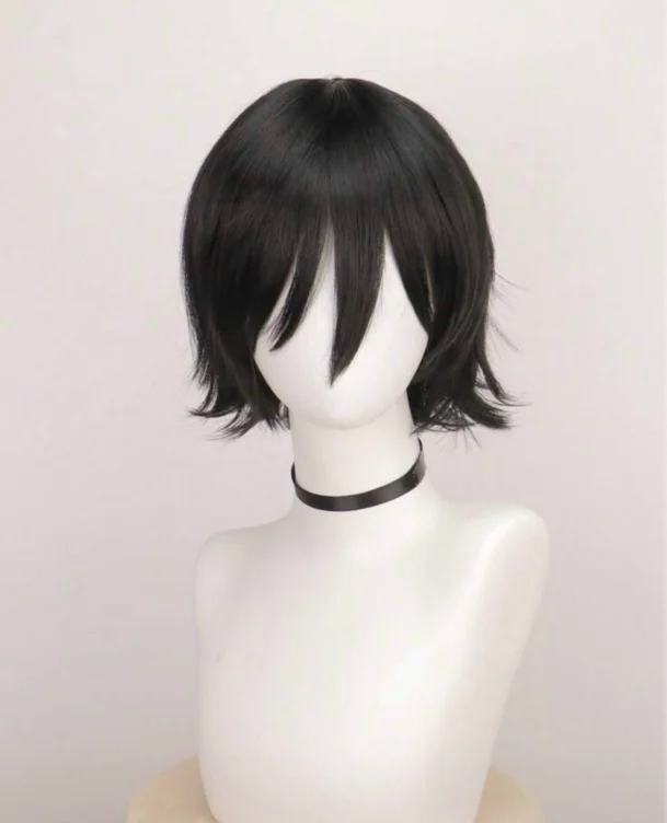 short black wig -mikasa and rukia cospla