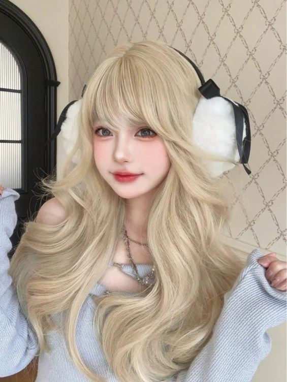 blonde wig!