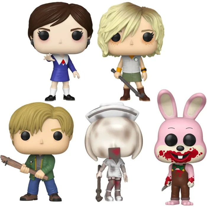 Silent Hill - Alessa, Heather, James, Nurse & Robbie Pop! Vinyl Figure Bundle (Set of 5)