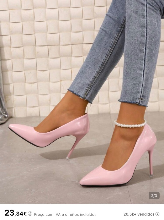 Pink stilettos 10mm
