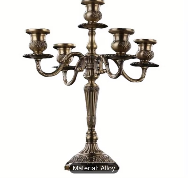 european style 5 arm heavy duty metal holder 14 37 tall - Temu Poland