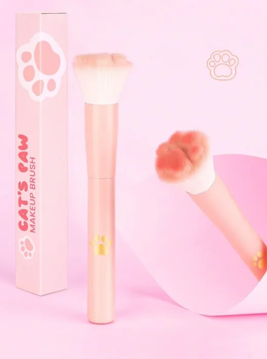 1 pieza Nuevo pincel de rubor con forma de pata de gato | SHEIN