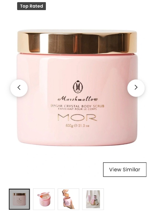 MOR Marshmallow Sugar Crystal Body Scrub 600g | MYER