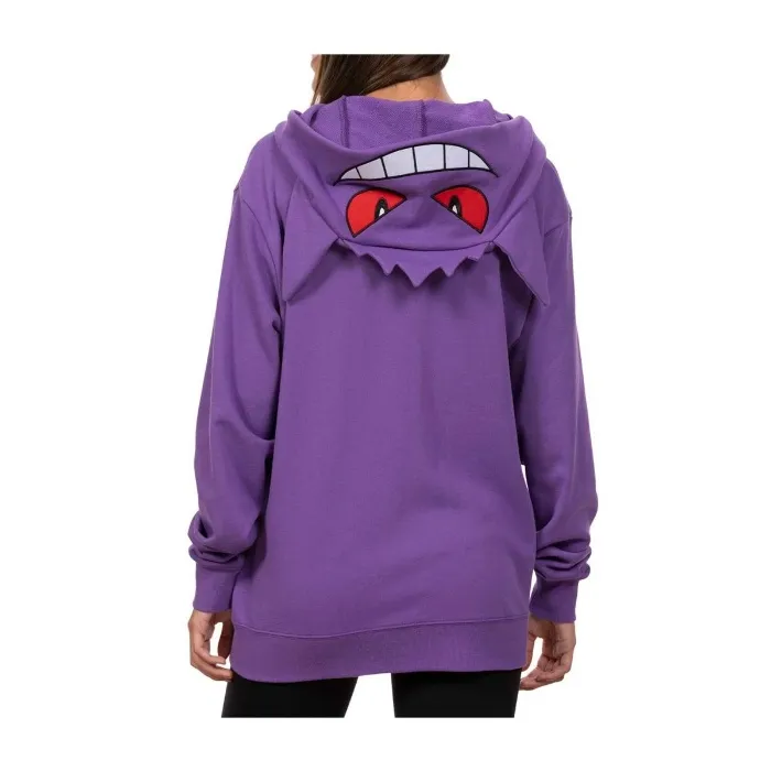Gengar Themed Hoodie Official Pokemon Merch