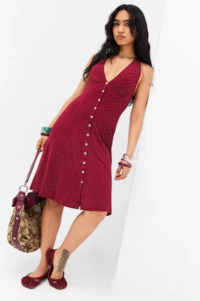 Kimchi Blue Natalia Halter Midi Dress