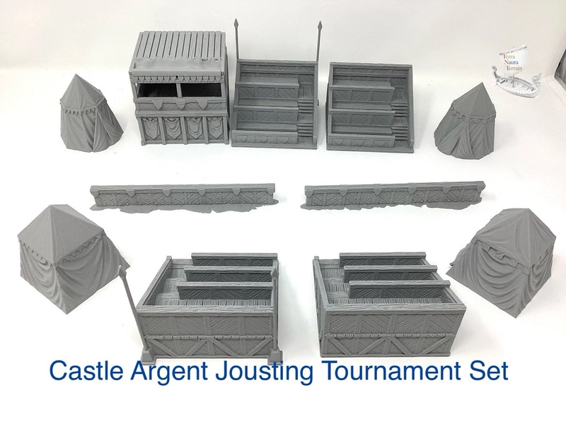 Castle Argent Jousting Tournament Ser28mm