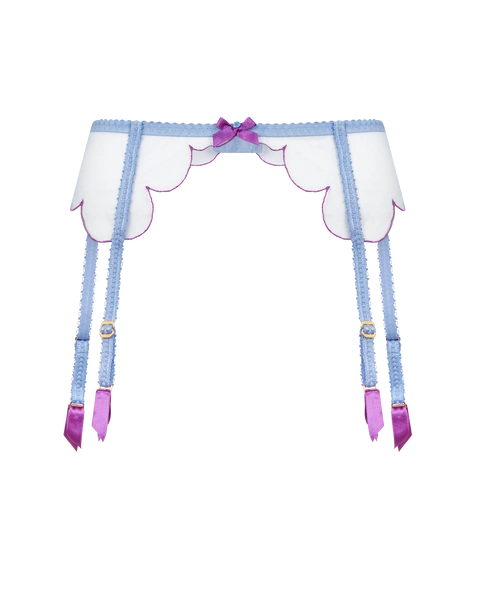 Lorna Suspender in Blue/Amethyst | By Agent Provocateur