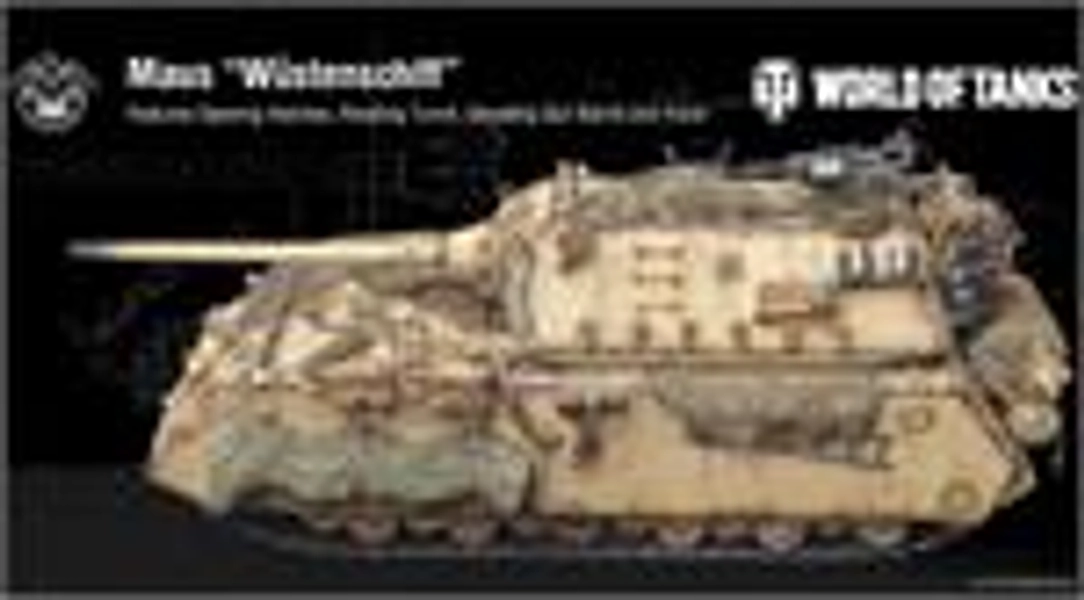 First Legion World of Tanks "Maus Wüstenschiff" - Licensed Model