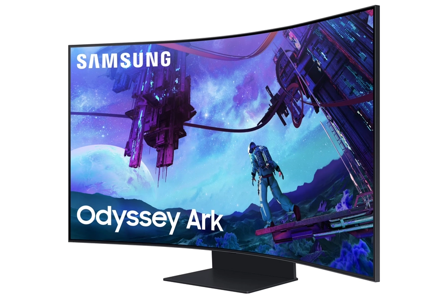 Samsung 55" Odyssey Ark 2nd Gen. 4K UHD 165Hz 1ms Quantum Mini-LED Curved Gaming Screen LS55CG970NNXGO - Walmart.com
