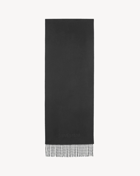 SAINT LAURENT scarf in cashmere jacquard