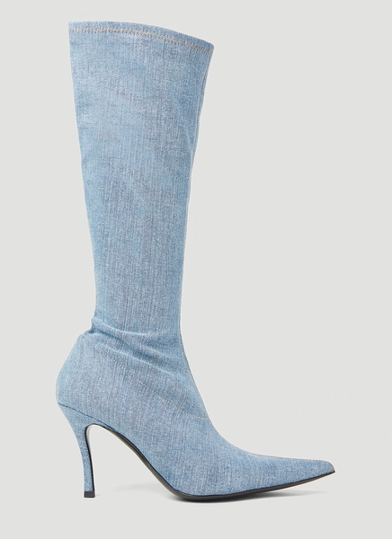 Diesel D-venus Kbt Boots - Woman Boots Blue Eu - 39 39