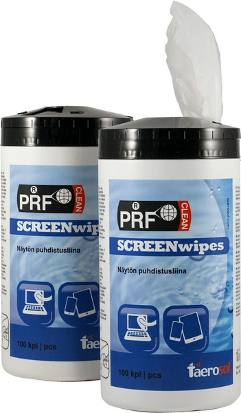 PRF SCREENwipes -näytönpuhdistusliinat, 100 kpl 6,99