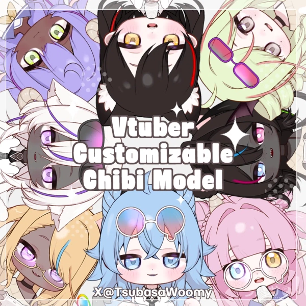 Tsubasa's Chibi Customizable Model by Tsubasa Woomy (@TsubasaWoomy)