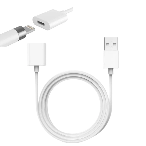 Design for Apple Pencil Charger,Apple Pencil Adapter 1Ft/1Pack, Ipencil Charger