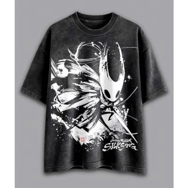 Bleached Art Hollow Knight Silksong Hoodie, Retro Acid Wash Gamer Sweatshirt, Silksong T Shirt, Hollow Knight Sweatshirt, Unisex Game Shirt.