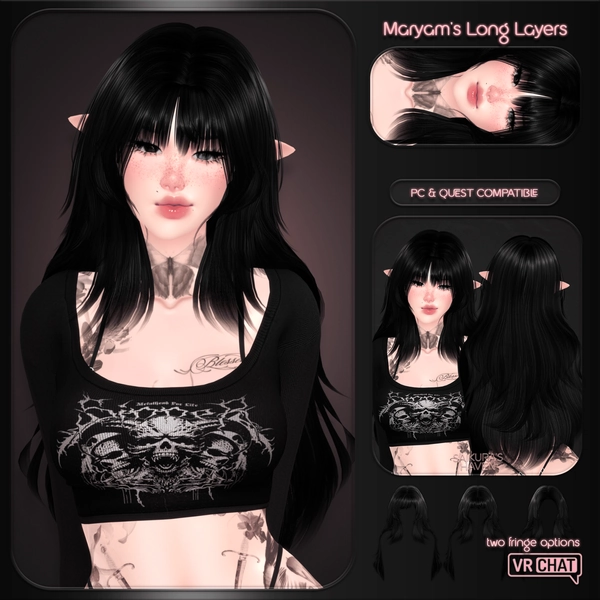 "Maryam's Layers" β Hair for VRChat