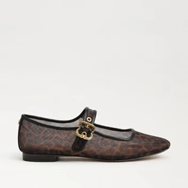 Michaela Mesh Mary Jane Flat - Brandy Mesh