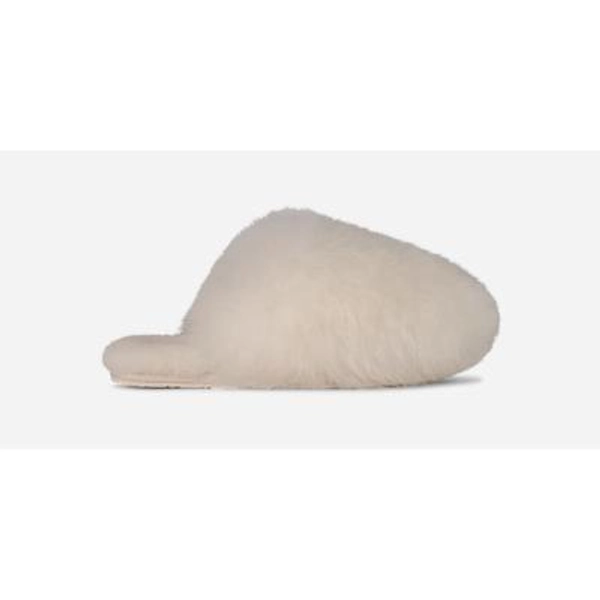 UGG® Women's Scuffette Chalet Sheepskin Slippers in White, Size 8