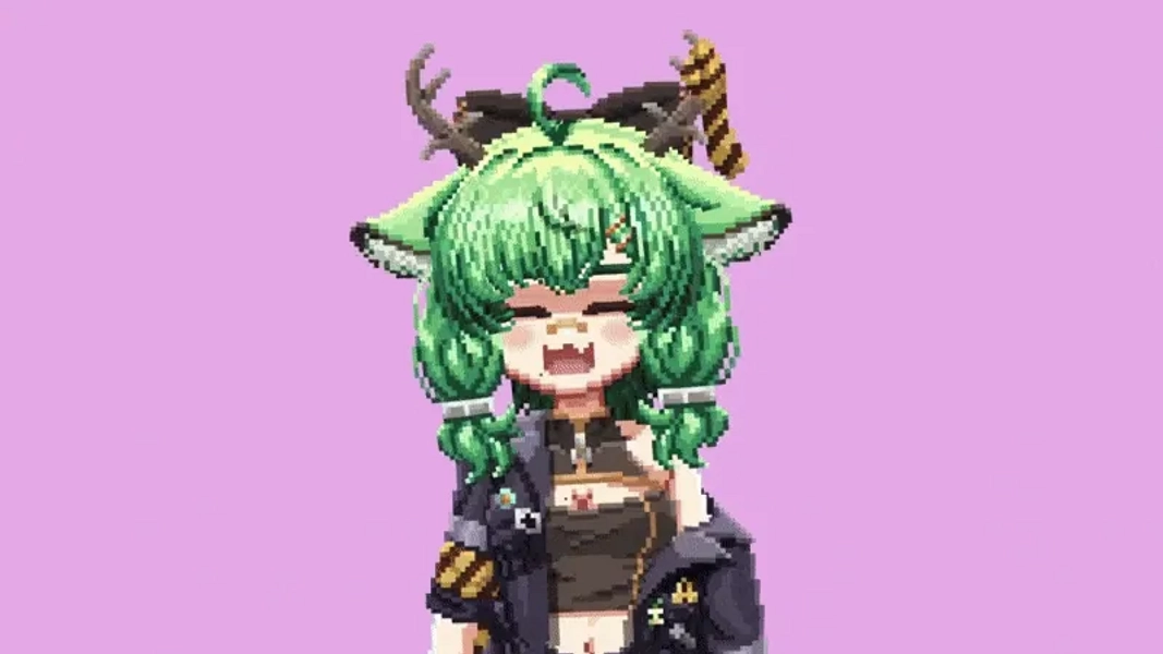 Pixel art style Vtuber model (art + rig) by Maadpaw Rigging (@Maadpaw)