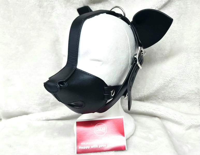 Puppy Mask Harness With Ears Adult Size - Etsy Sweden