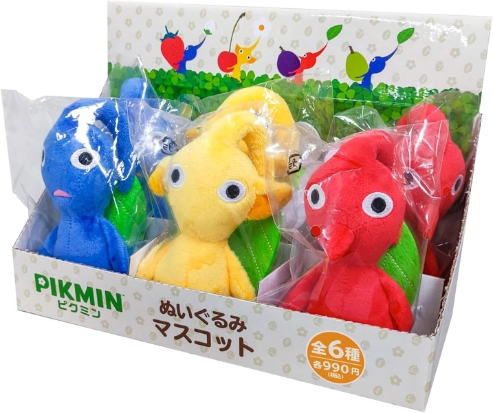 Sanei Boeki PIKMIN Plush Doll Stuffed Toy Mascot 6 set Assorted BOX JAPAN NEW