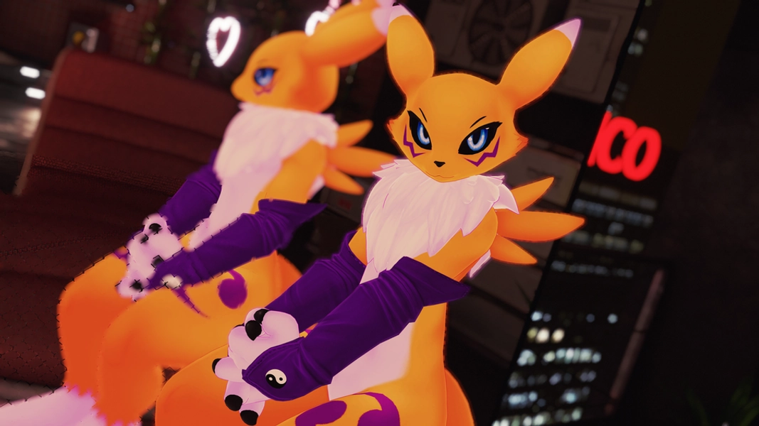 Kemono Rena - Digital Fox - VRC Avatar.