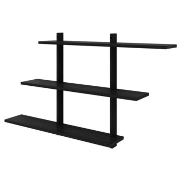 Pekodom wandplank triple zwart 80x16x63,5 cm kopen? Wanddecoratie | Karwei