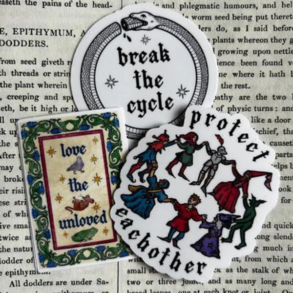 Kindness Bundle of Individual Glossy Stickers