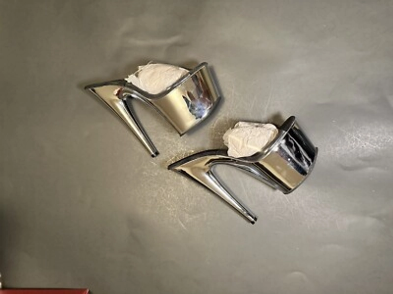 7" Clear Silver Platform Heels Stripper Pole Dancer Pleaser Adore Shoes 6 | eBay