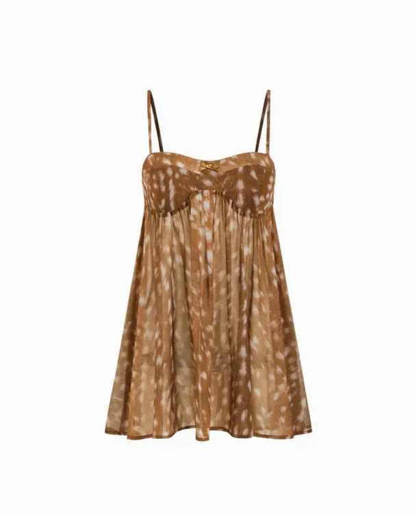 deer print cami 
