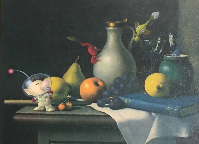 Pikmin Parody Painting Print - Etsy Belgium