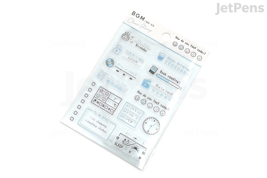 BGM Clear Stamp - Record - Life