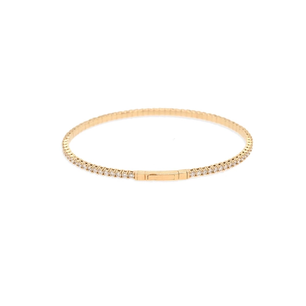 Flexible 2 Carat Diamond Bracelet