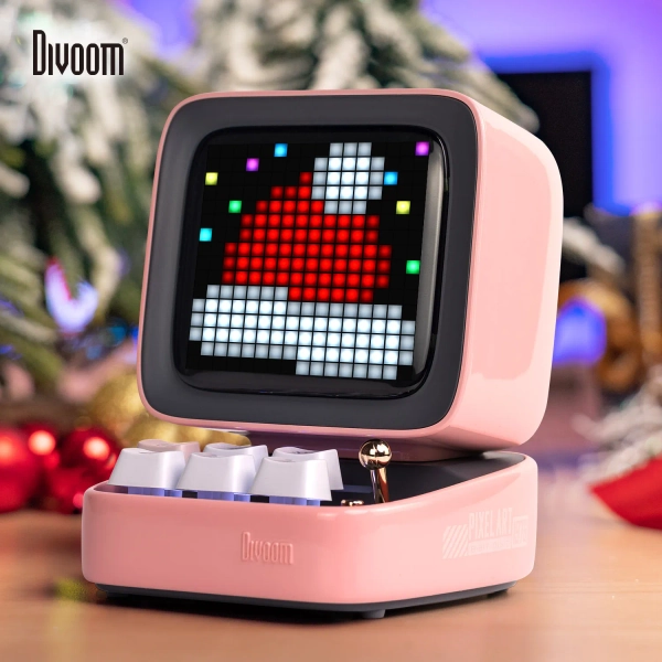 Divoom ditoo-pro Altavoz Bluetooth portátil, reloj despertador de Arte de píxeles Retro, tablero de pantalla LED DIY, regalo lindo, decoración de luz del hogar - AliExpress 44