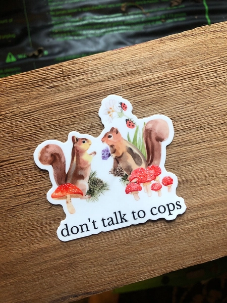 Cottagecore Squirrels Sticker - Wildlife Protection - Etsy Canada